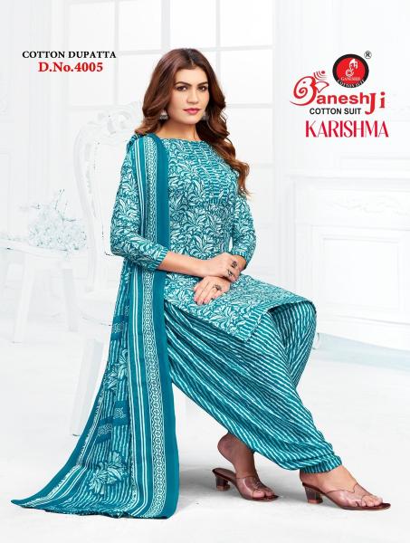 Ganeshji karishma patiyala vol 4 cotton dress material wholesale